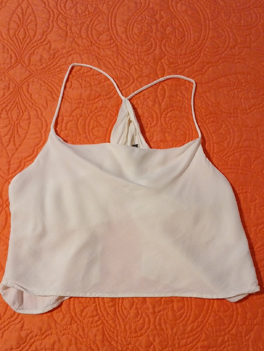 Zara Cream Spaghetti Strap Cami